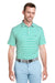 Vineyard Vines G011145 Mens Heathered Winstead Sankaty Short Sleeve Polo Shirt Antigua Green Model Front