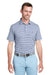 Vineyard Vines G011145 Mens Heathered Winstead Sankaty Short Sleeve Polo Shirt Kingfisher Model Front