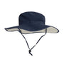 Adams Hats Mens Extreme Adventurer UPF 50+ Bucket Hat - Navy Blue