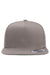 Yupoong Hats Y6007/6007 Mens Adjustable Hat Grey Flat Front