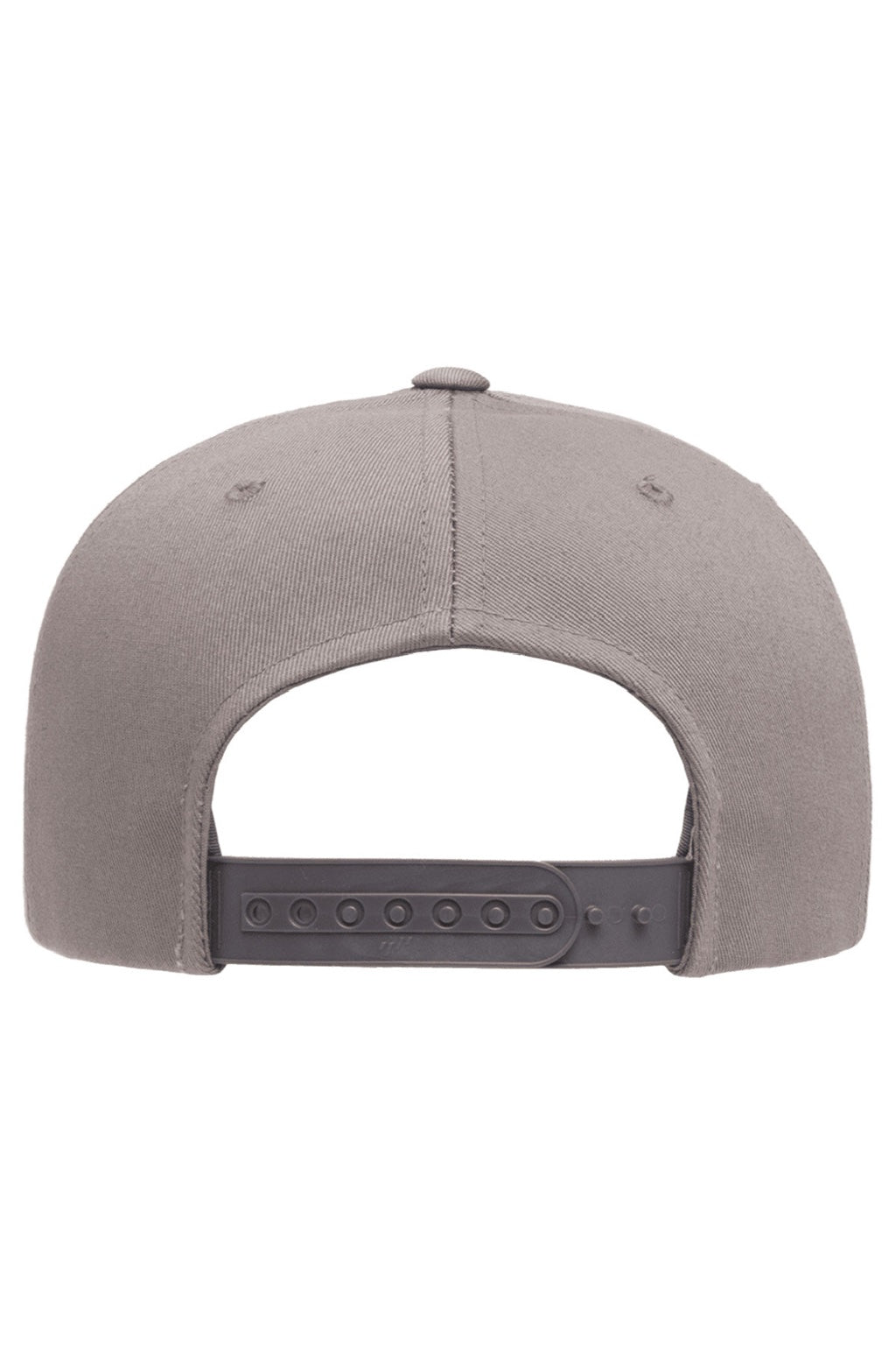Yupoong Hats Y6007/6007 Mens Adjustable Hat Grey Flat Back