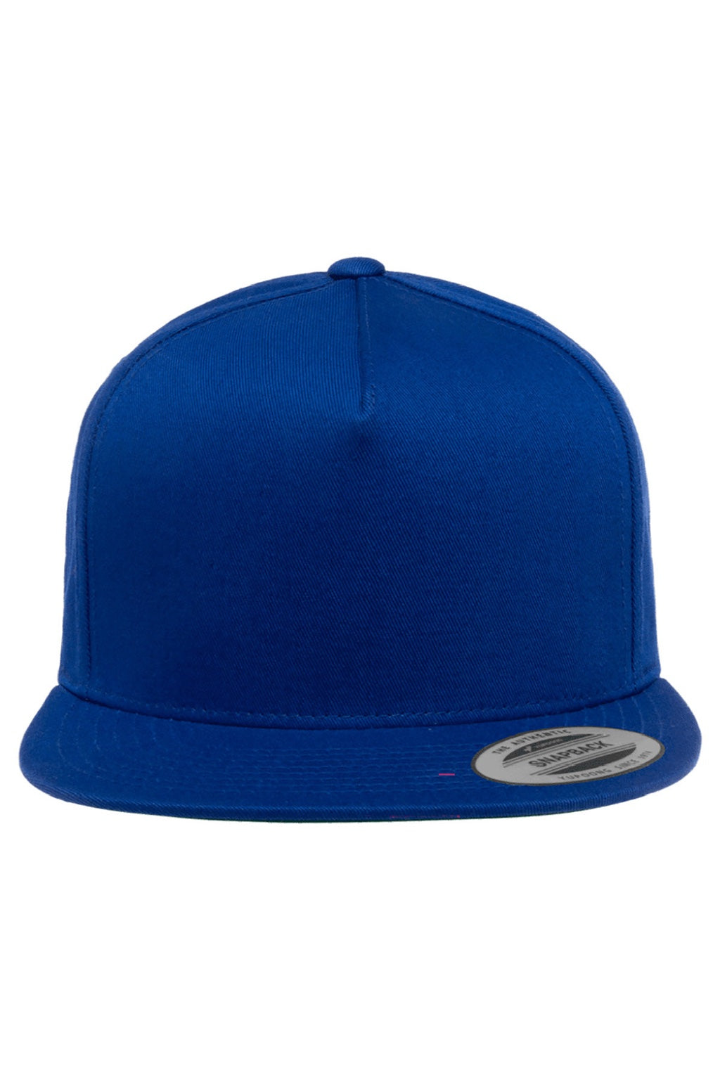 Yupoong Hats Y6007/6007 Mens Adjustable Hat Royal Blue Flat Front