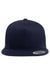 Yupoong Hats Y6007/6007 Mens Adjustable Hat Navy Blue Flat Front