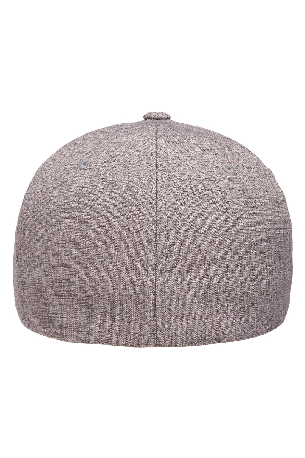 Flexfit Hats Y6350 Mens Heatherlight Stretch Fit Hat Grey Melange Flat Back