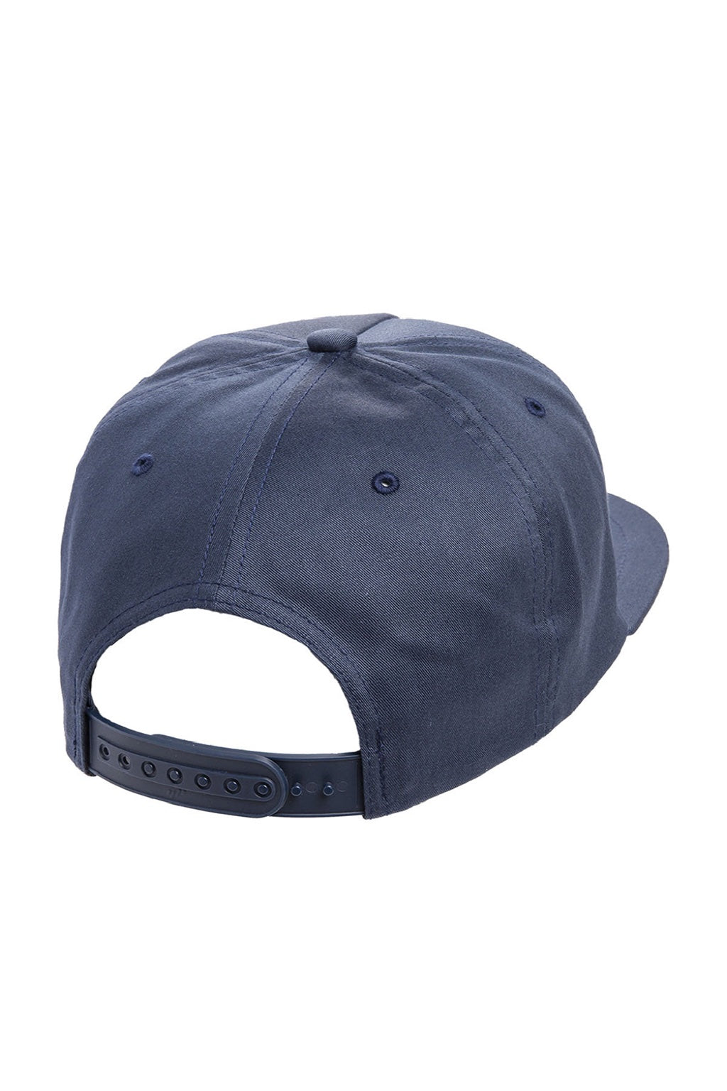 Yupoong Hats Y6502/6502 Mens Adjustable Hat Navy Blue Flat Back