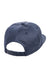 Yupoong Hats Y6502/6502 Mens Adjustable Hat Navy Blue Flat Back