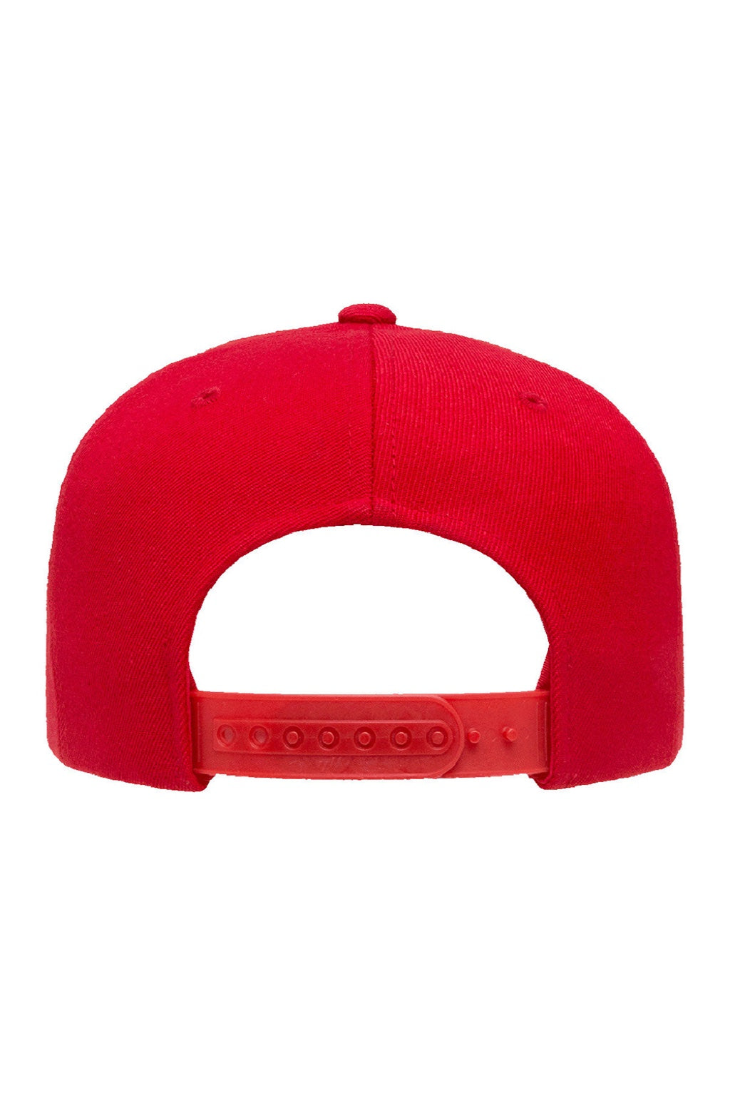 Yupoong Hats YP5089/5089M Mens Adjustable Hat Red Flat Back