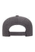 Yupoong Hats YP5089/5089M Mens Adjustable Hat Dark Grey Flat Back