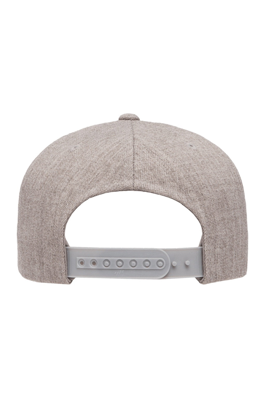 Yupoong Hats YP5089/5089M Mens Adjustable Hat Heather Grey Flat Back