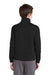 Sport-Tek YST241 Youth Sport-Wick Moisture Wicking Fleece Full Zip Sweatshirt w/ Pockets Black Model Back