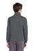Sport-Tek YST241 Youth Sport-Wick Moisture Wicking Fleece Full Zip Sweatshirt w/ Pockets Dark Smoke Grey Model Back