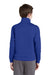 Sport-Tek YST241 Youth Sport-Wick Moisture Wicking Fleece Full Zip Sweatshirt w/ Pockets True Royal Blue Model Back