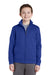 Sport-Tek YST241 Youth Sport-Wick Moisture Wicking Fleece Full Zip Sweatshirt w/ Pockets True Royal Blue Model Front