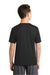 Sport-Tek YST320 Youth Tough Moisture Wicking Short Sleeve Crewneck T-Shirt Black Model Back