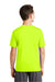 Sport-Tek YST320 Youth Tough Moisture Wicking Short Sleeve Crewneck T-Shirt Neon Yellow Model Back