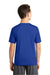 Sport-Tek YST320 Youth Tough Moisture Wicking Short Sleeve Crewneck T-Shirt True Royal Blue Model Back