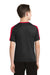 Sport-Tek YST354 Youth Competitor Moisture Wicking Short Sleeve Crewneck T-Shirt Black/True Red Model Back