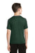 Sport-Tek YST354 Youth Competitor Moisture Wicking Short Sleeve Crewneck T-Shirt Forest Green/Iron Grey Model Back