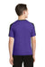 Sport-Tek YST354 Youth Competitor Moisture Wicking Short Sleeve Crewneck T-Shirt Purple/Black Model Back