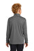 Sport-Tek YST357 Youth Competitor Moisture Wicking 1/4 Zip Sweatshirt Concrete Grey Model Back