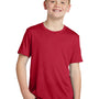 Sport-Tek Youth Competitor Moisture Wicking Short Sleeve Crewneck T-Shirt - Deep Red - Closeout