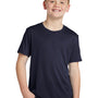 Sport-Tek Youth Competitor Moisture Wicking Short Sleeve Crewneck T-Shirt - True Navy Blue - Closeout