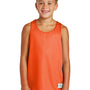 Sport-Tek Youth Reversible Mesh Moisture Wicking Tank Top - Deep Orange - Closeout