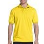 Hanes Mens EcoSmart Short Sleeve Polo Shirt - Yellow