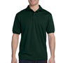 Hanes Mens EcoSmart Short Sleeve Polo Shirt - Deep Forest Green