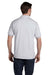 Hanes 054 Mens EcoSmart Short Sleeve Polo Shirt Ash Grey Back