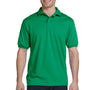 Hanes Mens EcoSmart Short Sleeve Polo Shirt - Kelly Green