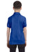 Hanes 054Y Youth EcoSmart Short Sleeve Polo Shirt Royal Blue Back