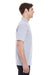 Hanes 055P Mens X-Temp Fresh IQ Moisture Wicking Short Sleeve Polo Shirt Light Steel Grey Side