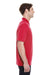 Hanes 055P Mens X-Temp Fresh IQ Moisture Wicking Short Sleeve Polo Shirt Red Side