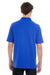Hanes 055P Mens X-Temp Fresh IQ Moisture Wicking Short Sleeve Polo Shirt Royal Blue Back