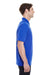 Hanes 055P Mens X-Temp Fresh IQ Moisture Wicking Short Sleeve Polo Shirt Royal Blue Side
