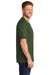 CornerStone Mens Short Sleeve Crewneck T-Shirt w/ Pocket Dark Green Side
