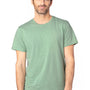 Threadfast Apparel Mens Ultimate Short Sleeve Crewneck T-Shirt - Heather Army Green