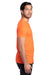 Threadfast Apparel 100A Mens Ultimate Short Sleeve Crewneck T-Shirt Safety Orange Side