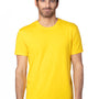 Threadfast Apparel Mens Ultimate Short Sleeve Crewneck T-Shirt - Bright Yellow