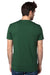 Threadfast Apparel 100A Mens Ultimate Short Sleeve Crewneck T-Shirt Forest Green Back