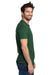 Threadfast Apparel 100A Mens Ultimate Short Sleeve Crewneck T-Shirt Forest Green Side