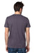 Threadfast Apparel 100A Mens Ultimate Short Sleeve Crewneck T-Shirt Graphite Grey Back