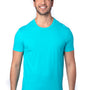 Threadfast Apparel Mens Ultimate Short Sleeve Crewneck T-Shirt - Pacific Blue