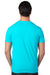 Threadfast Apparel 100A Mens Ultimate Short Sleeve Crewneck T-Shirt Pacific Blue Back
