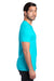 Threadfast Apparel 100A Mens Ultimate Short Sleeve Crewneck T-Shirt Pacific Blue Side