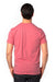 Threadfast Apparel 100A Mens Ultimate Short Sleeve Crewneck T-Shirt Heather Red Back