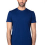 Threadfast Apparel Mens Ultimate Short Sleeve Crewneck T-Shirt - Navy Blue