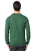 Threadfast Apparel 100LS Mens Ultimate Long Sleeve Crewneck T-Shirt Forest Green Back