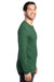 Threadfast Apparel 100LS Mens Ultimate Long Sleeve Crewneck T-Shirt Forest Green Side